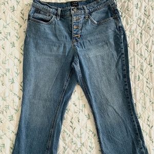 J. Crew Factory Mid-Rise Flare Crop Jeans- sz 29 P